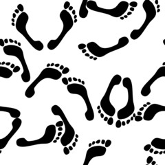 Seamless footprint wallpaper