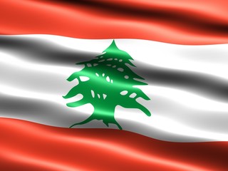 Flag of the Republic of Lebanon