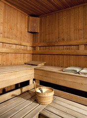 Empty sauna