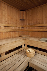 Sauna interior