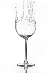 Glass and water