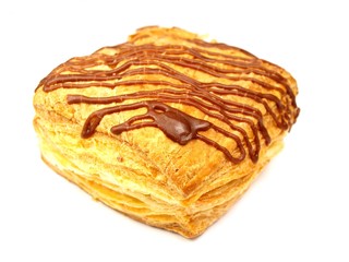 delicious cup cake with chocolate