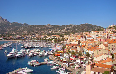 Obraz premium Corse : Le port de Calvi