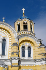 Fototapeta na wymiar Kiev Ukraine - Saint Vladimir Cathedral detail