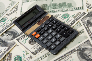 Fototapeta premium Calculator and money