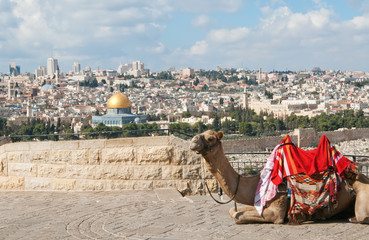 Jerusalem and the Dome of the rock
