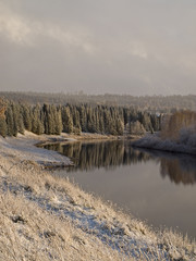 Fototapeta premium Sunset on the river