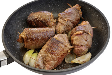 Rouladen anbraten