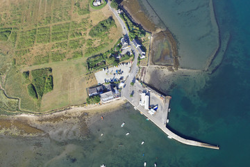 Île d'Arz, débarcadére de la pointe du Béluré , du Golfe du Morb