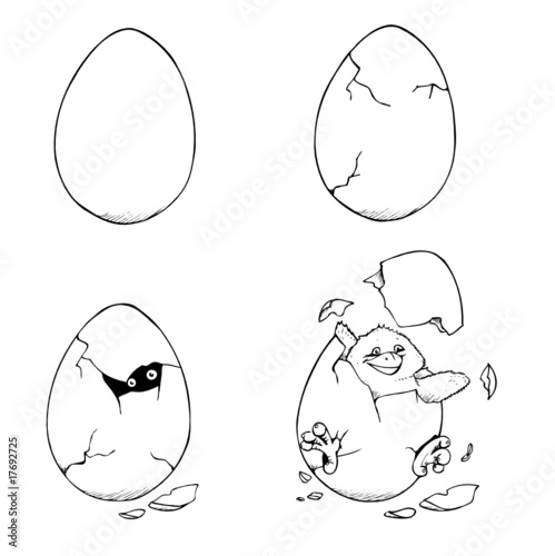 "Ei, schlüpfen, Geburt, Küken, Ostern, Huhn," Stockfotos "Ei, schlüpfen, Geburt, Küken, Ostern, Huhn," Stockfotos