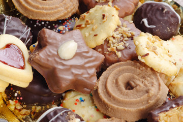 christmas cookie - biscuit background texture - weihnachten