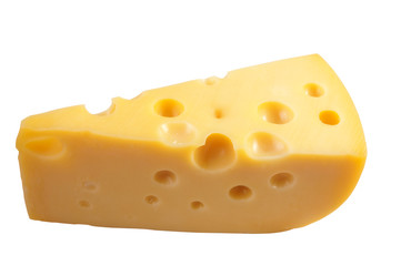 cheese isolated on a white