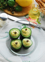 Cetrioli alle erbe - Antipasti della Toscana