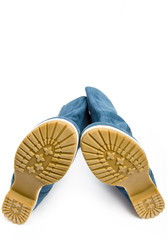 Dark blue boots