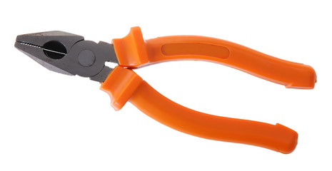 Pliers isolated on white background