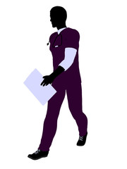 Male Doctor Illustration Silhouette