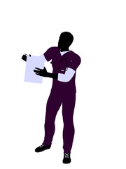 Male Doctor Illustration Silhouette