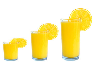 orange juice size
