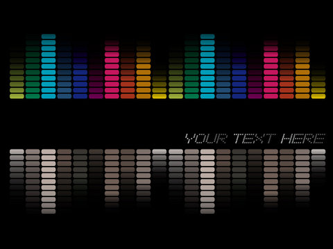 Colorful sound bars