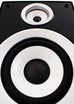 audio speaker closeup