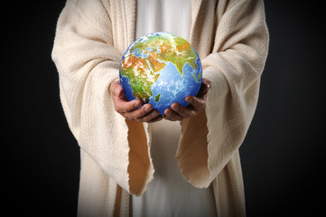 Jesus Holding the World in His Hands - 17711309
