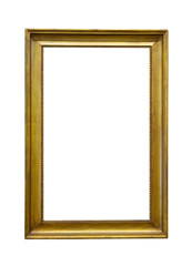 Simple gold picture frame