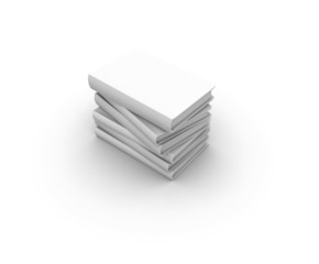 Books Book White 3D Cover knowledge