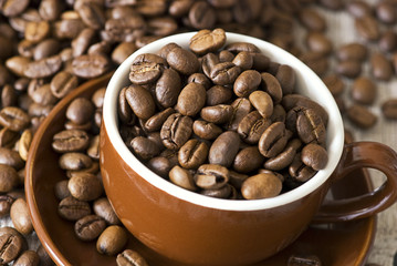 Fototapeta premium Kaffeebohnen