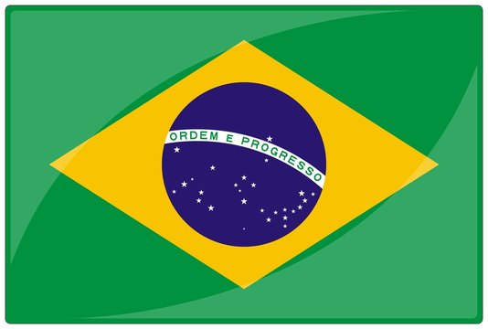 drapeau glassy brésil brazil flag