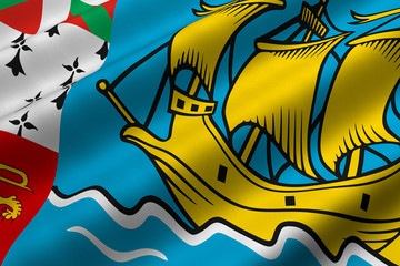 Saint Pierre and Miquelon Flag