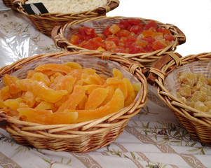 saveurs des fruits confits