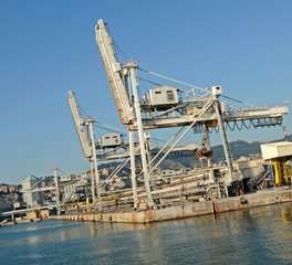 port crane landscape