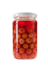 Jar of Pickled Cherries