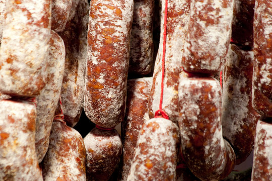 Home-made sausages