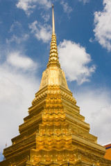 The temple in the Grand palace area  in Bangkok, Thailand