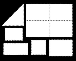 Frames of several Forms Stamps