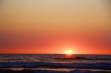 Obraz premium sunset at Sea