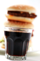 stack of hamburgers