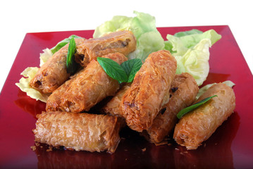 Cuisine chinoise - Nems aux porc