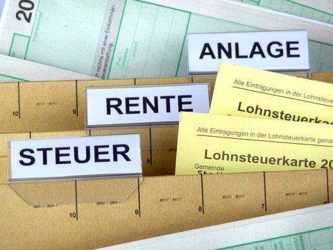 Steuer - Rente - Lohnsteuer