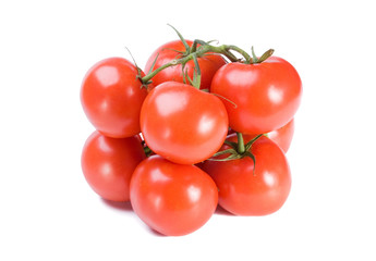 Pile of fresh tomatoes