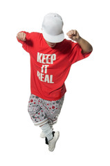 Cool hip-hop young man