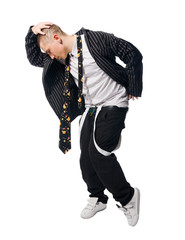 Cool hip-hop young man