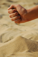 Sand in hand
