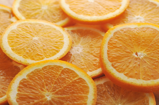 background made of juicy oranges