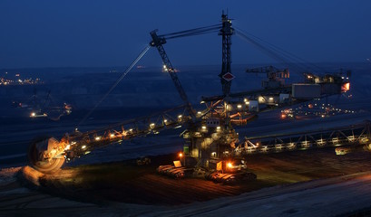 Braunkohlebagger Tagebau Gartzweiler