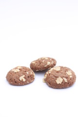 Almond and chocolate cookies