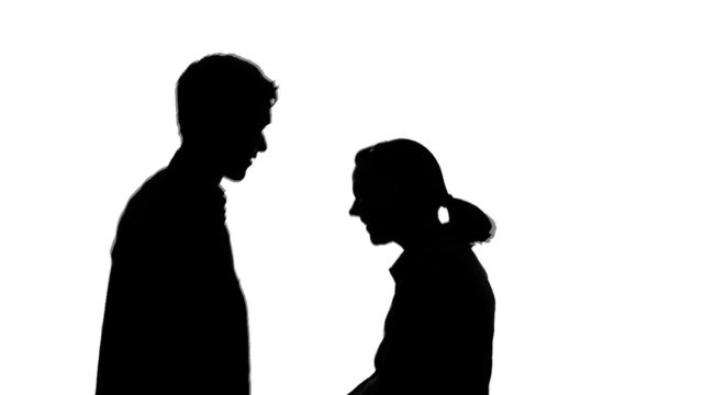 Couple Dancing Silhouette