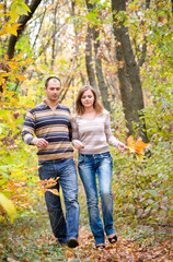 Fototapeta premium couple walking