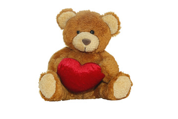 teddy bear heart